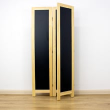 Nelson 3 Panel Blackboard Wooden Divider